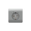 CHINT 431454 (NEW3-E) Розетка с/з со шторками, 16А+ USB двойная A+С, 5В/2,1А