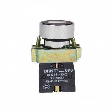 Фотография товара 'CHINT 576034 Кнопка управления NP2-BA2365 маркировкой, 1НО+1НЗ, IP40 (R)'