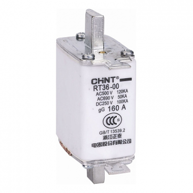 Фотография товара 'CHINT 521187 Плавкая вставка предохранителя RT36-1-250, габарит 1, 160А'