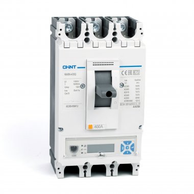 Фотография товара 'CHINT 269465 Авт. выкл. NM8N-400R EM 3P 400А 150кА с электр. расцепителем, LCD (R)'