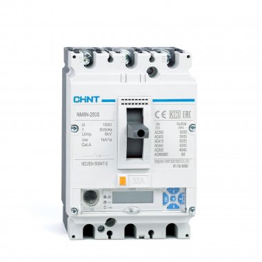 Фотография товара 'CHINT 271496 Авт. выкл. защиты двигателя NM8N-250R EMM 32А 150кА 3P, LCD (R)'