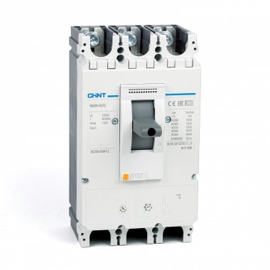 Фотография товара 'CHINT 268936 Авт. выкл. NM8N-400C TM 3P 315А 36кА с рег. термомаг. расцепителем (R)'