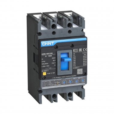 Фотография товара 'CHINT 264745 Авт. выкл. NXMS-160F/3Р 63A 36кА с электронным расцепителем (R)'