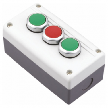 Фотография товара 'CHINT 587067 Кнопочный пост NPH1-3002, 1НО+1НЗ +1НО (R)'