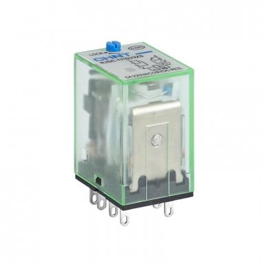 Фотография товара 'CHINT 651160 Промежуточное реле с кнопкой тестирования NJDC-17/4ZS 4 конт. 3А DC12В (R)'