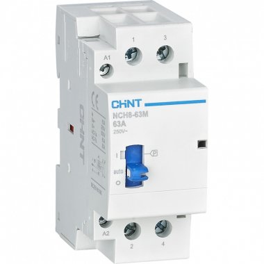 CHINT Контактор модульный с ручн. упр. NCH8-16M/40 AC24V 50/60Гц (R ...