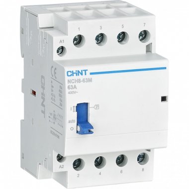 Фотография товара 'CHINT Контактор модульный с ручн. упр. NCH8-32M/40 AC220-240V 50/60Гц (R)(CHINT) 257490'