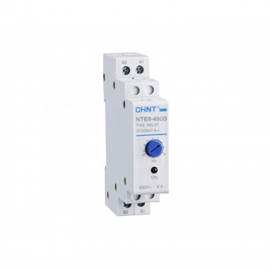 Фотография товара 'CHINT 258482 Реле времени NTE8-480B (задержка времени включения) 0.5-8мин, 1НО, AC380В (R)'