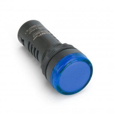 Фотография товара 'CHINT 592857 Индикатор ND16-22D/2 синий AC/DC220В (R)'