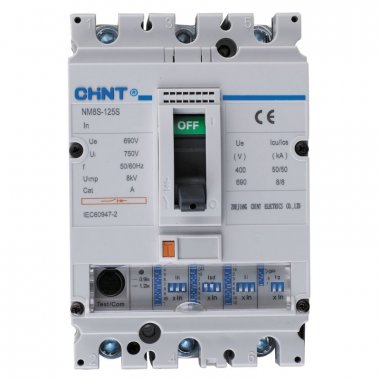 Фотография товара 'CHINT 149676 Авт. выкл. NM8-125S 3P 125А 50кА'