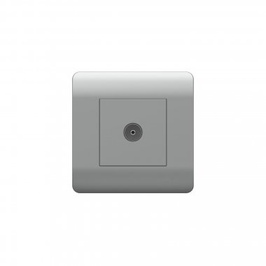 Фотография товара 'CHINT 431411 (NEW3-E) Розетка антенная одиночная TV коннектор'