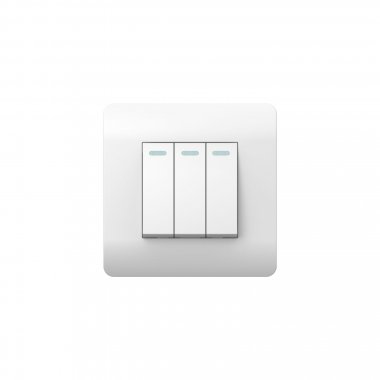 Фотография товара 'CHINT 431511 (NEW3-E) Переключатель 3-клавишный с подсветкой, 10А'