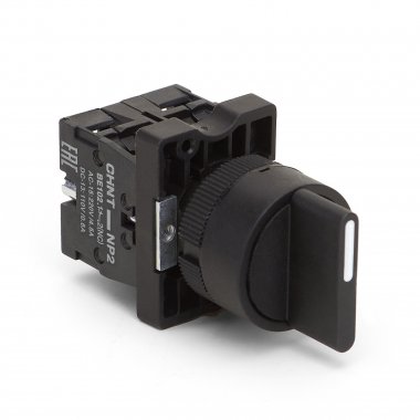 Фотография товара 'CHINT 575962 Переключатель NP2-ED54, 3 положения возвратом, 2НЗ IP40 (R)'