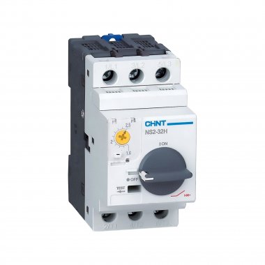 Фотография товара 'CHINT 253592 Авт. выкл. защиты двигателя NS2-32H 0.1-0.16A с поворотной ручкой (R)'