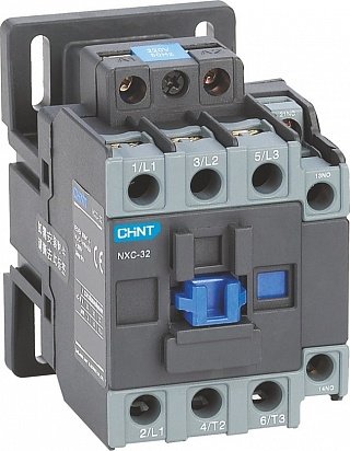 Фотография товара 'CHINT Контактор NXC-50 50A 220В/АС3 1НО+1НЗ 50Гц (R)(CHINT) 836788'