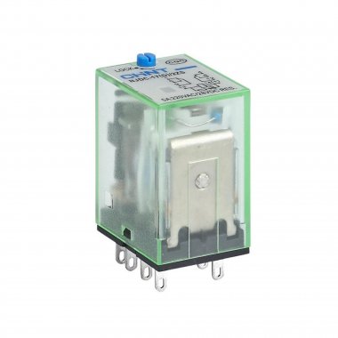 Фотография товара 'CHINT 651152 Промежуточное реле с кнопкой тестирования NJDC-17/2ZS 2 конт. 5А AC380В (R)'