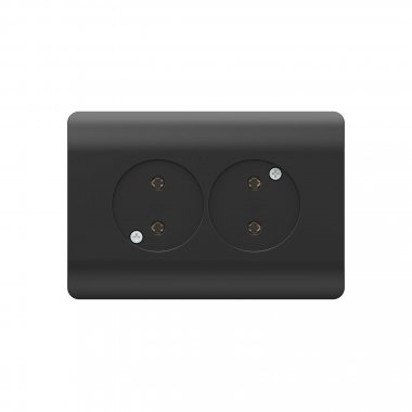 Фотография товара 'CHINT 431492 (NEW3-E) Розетка б/з со шторками двойная, 16А'