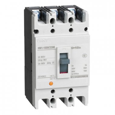 Фотография товара 'CHINT 126382 Авт. выкл. NM1-125S/3Р 125A 25кА'