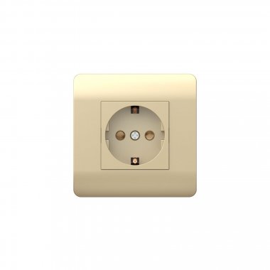 Фотография товара 'CHINT 431404 (NEW3-E) Розетка с/з со шторками, 16А'