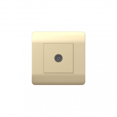 Фотография товара 'CHINT 431410 (NEW3-E) Розетка антенная одиночная TV коннектор'