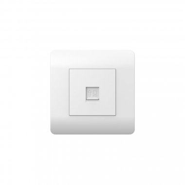 Фотография товара 'CHINT 431540 (NEW3-E) Розетка компьютерная 1хRJ45'