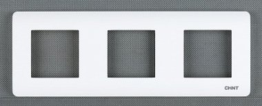 Фотография товара 'CHINT 3-местная рамка NEW3 (CHINT) 715405'