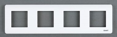 Фотография товара 'CHINT 4-местная рамка NEW3 (CHINT) 715406'