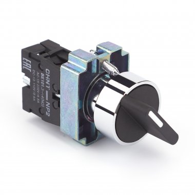 Фотография товара 'CHINT 573977 Переключатель NP2-BD21, 2 положения фиксацией, 1НО, IP40 (R)'