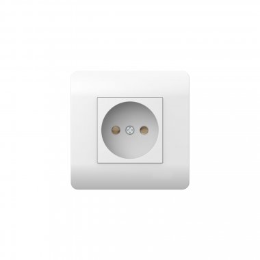 Фотография товара 'CHINT 431536 (NEW3-E) Розетка б/з со шторками, 16А'