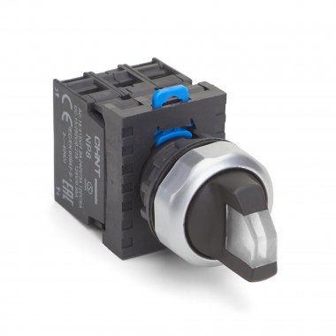 Фотография товара 'CHINT 667686 Переключатель подсвет. NP8-20XD/221, 2 полож. самовозв., белый, AC110-230В(LED),2НО, IP65 (R)'