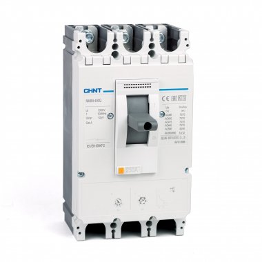 Фотография товара 'CHINT 269221 Авт. выкл. NM8N-400R TM 3P 250А 150кА с рег. термомаг. расцепителем (R)'