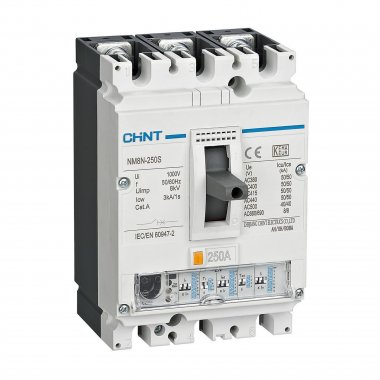 Фотография товара 'CHINT 271458 Авт. выкл. защиты двигателя NM8N-250S ENM 100А 50кА 3P (R)'