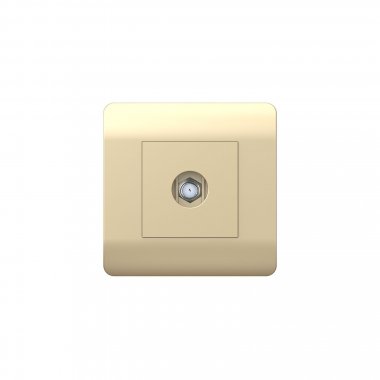 Фотография товара 'CHINT 431412 (NEW3-E) Розетка антенная одиночная SAT коннектор'