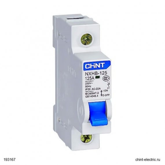 Фотография товара 'CHINT 193167 Выключатель нагрузки NXHB-125 1P 32A(R)'