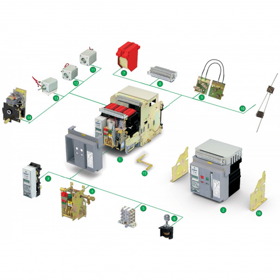 Фотография товара 'CHINT 304720 Индикатор положения выключателя в выкатной корзине для NA1-1000А'
