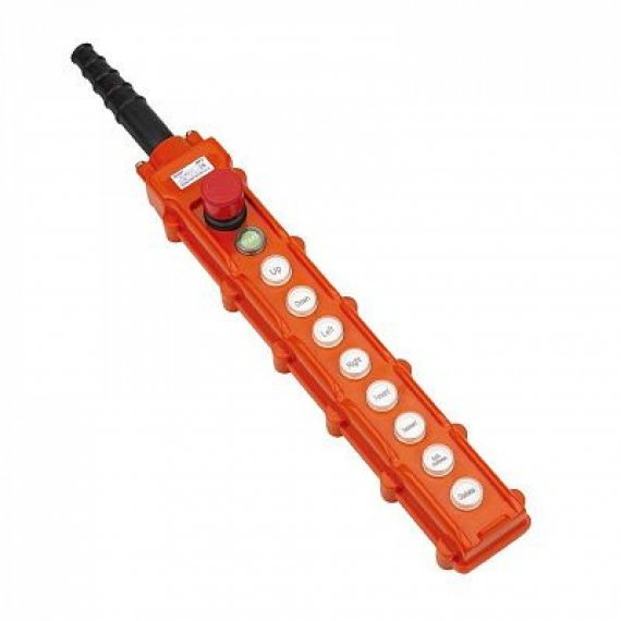 Фотография товара 'CHINT 586059 Пульт кнопочный NP3-4K на 8 кнопок, кнопка «ВКЛ» с фикс., повор. «Грибок» c фикс. IP65 (R)'