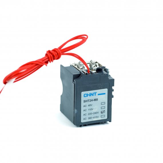 Фотография товара 'CHINT 269611 Независимый расцепитель SHT24-M8 AC380-415В для NM8N-800 (R)'