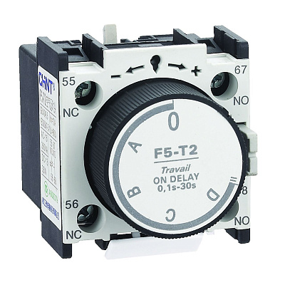 Фотография товара 'CHINT 258020 Приставка выдержка времени F5-D4 к контактору NC1, NC2 и NXC (R)'
