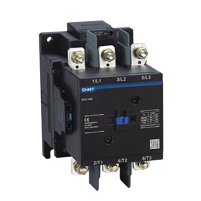 Фотография товара 'CHINT 836547 Контактор NXC-400 400A AC/DC 380В-415V/АС3 2НО+2НЗ 50Гц (R)'
