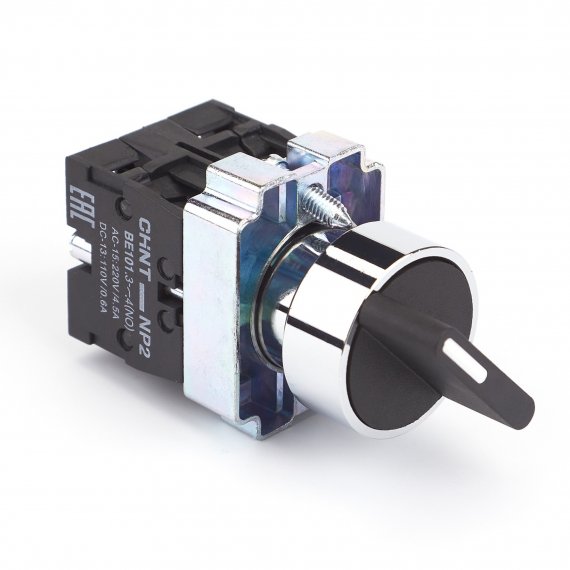 Фотография товара 'CHINT 573996 Переключатель NP2-BJ33, 3 положения фиксацией, 2НО, IP40 (R)'