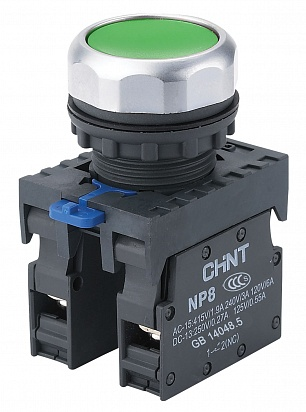 Фотография товара 'CHINT 578642 Индикатор NP8-D/6 синий AC110-230В (R)'