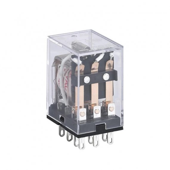 Фотография товара 'CHINT 285366 Промежуточное реле JZX-22F(D) 3 конт. с инд. LED 5А 24В DC'