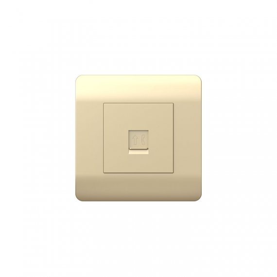 Фотография товара 'CHINT 431414 (NEW3-E) Розетка телефонная 1xRJ11'