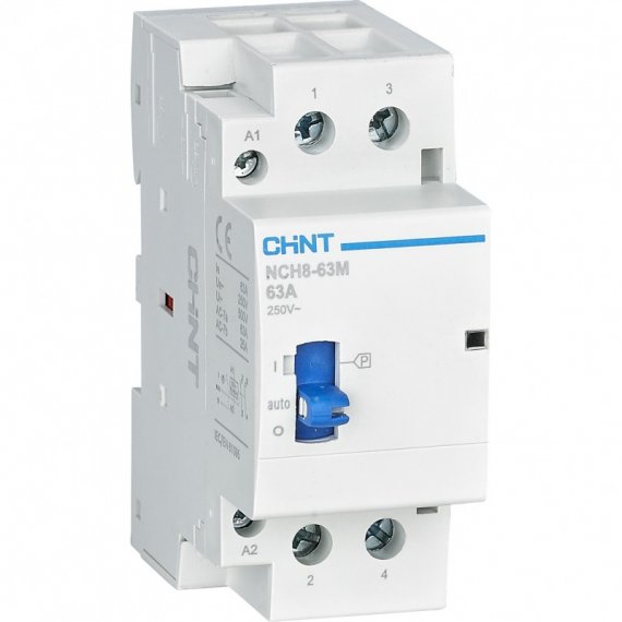 Фотография товара 'CHINT Контактор модульный с ручн. упр. NCH8-16M/40 AC24V 50/60Гц (R)(CHINT) 257452'