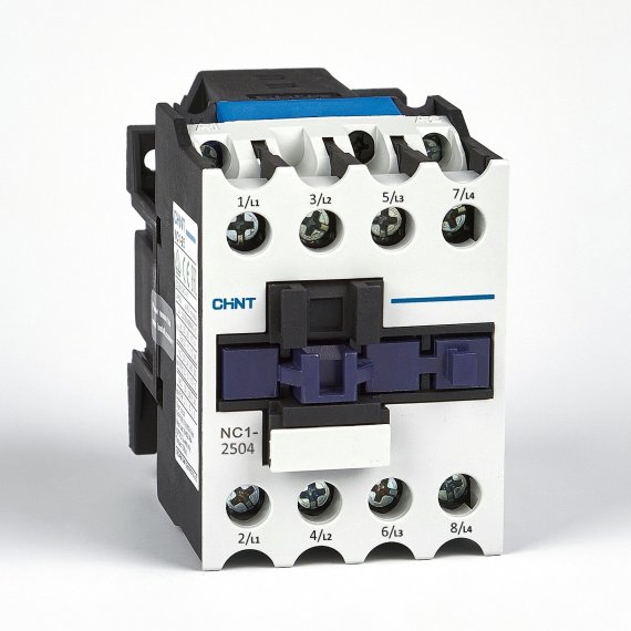 Фотография товара 'CHINT 221801 Контактор NC1-2504Z 25А 4P DC220В (R)'