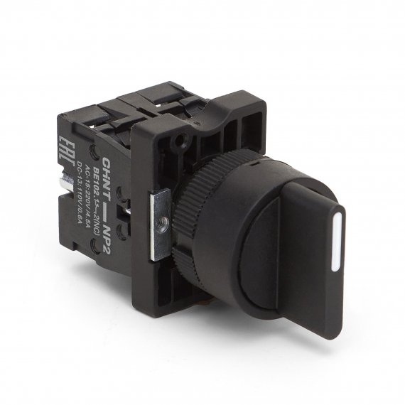 Фотография товара 'CHINT 575962 Переключатель NP2-ED54, 3 положения возвратом, 2НЗ IP40 (R)'