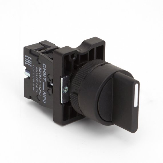 Фотография товара 'CHINT 575257 Переключатель NP2-ED31, 3 положения фиксацией, 1НО, IP40 (R)'