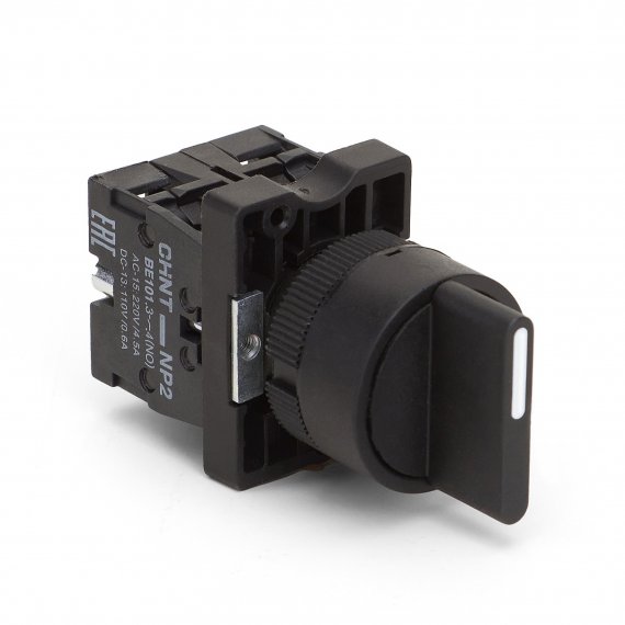 Фотография товара 'CHINT 574098 Переключатель NP2-ED33, 3 положения фиксацией, 2НО, IP40 (R)'