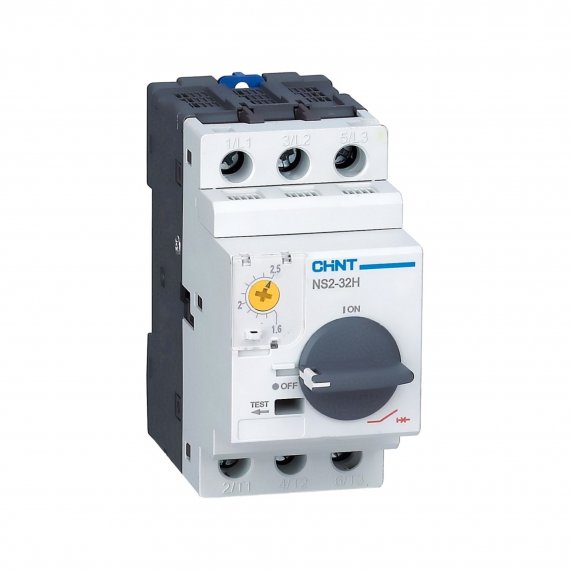 Фотография товара 'CHINT 253598 Авт. выкл. защиты двигателя NS2-32H 1.6-2.5A с поворотной ручкой (R)'