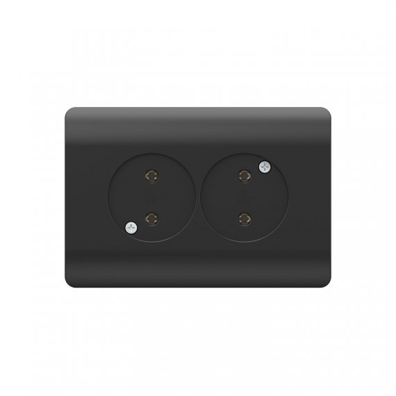 Фотография товара 'CHINT 431492 (NEW3-E) Розетка б/з со шторками двойная, 16А'